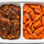 Blackened Cajun Chicken Thighs with Buttery Carrots Blackened Cajun Chicken Thighs with Buttery Carrots