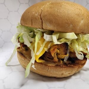 Grilled chicken burger