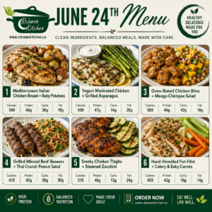 June 24th Menu