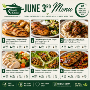 June 3rd Menu