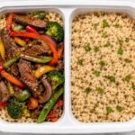 Sizzling Garden Beef Stir-Fry with Brown Rice Sizzling Garden Beef Stir-Fry with Brown Rice