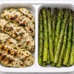 Yogurt Marinated Chicken + Grilled Asparagus Yogurt Marinated Chicken + Grilled Asparagus
