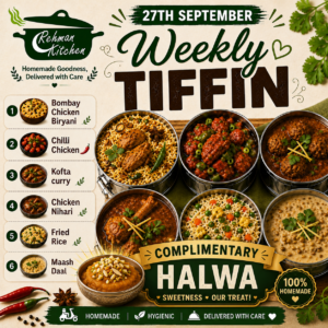 27th September Weekly Tiffin