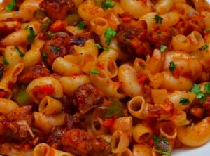 Macaroni chicken pasta